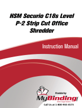 MyBinding HSM Securio C18S Level 2 Strip Cut Ohjekirja