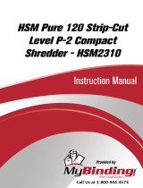 HSM HSM Pure 120 Ohjekirja