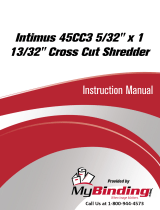 MyBinding Intimus 45CC3 5/32" x 1 13/32" Cross Cut Shredder Ohjekirja