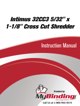 MyBinding Intimus 32CC3 5/32" x 1-1/8" Cross Cut Shredder Ohjekirja