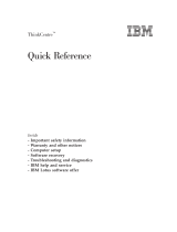 Lenovo ThinkCentre M50 Quick Reference Manual