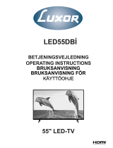 Luxor LED55DBI Operating Instructions Manual