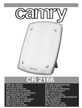 Camry CR 2166 Käyttö ohjeet