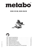 Metabo KGS 216 Omistajan opas