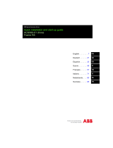 ABB ACS580-01 drives Quick Installation And Start-Up Manual