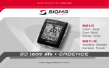 Sigma BC 1609 STS Ohjekirja