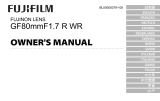 Fujifilm GF80mmF1.7 R WR Omistajan opas