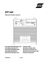 ESAB EPP-600 Plasma Power Source Ohjekirja