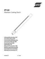 ESAB PT-35 Plasmarc Cutting Torch Ohjekirja