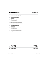 EINHELL TE-AG 115 Ohjekirja