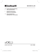 EINHELL GE-CM 43 Li M Kit (2x4,0Ah) Ohjekirja