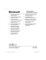 EINHELL Expert GE-CM 36/37 Li (2x3,0Ah) Ohjekirja