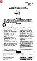 Ingersoll-Rand 291-S Instructions Manual