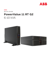ABB PowerValue 11 RT G2 6-10 kVA Käyttö ohjeet