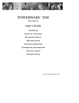 Powerware 3110 Ohjekirja