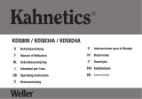 Weller Kahnetics KDS824A Operating Instructions Manual