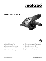 Metabo WEPBA 17-125 HD IK Käyttö ohjeet