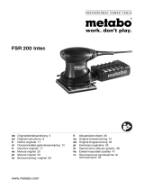 Metabo FSR 200 INTEC Käyttö ohjeet