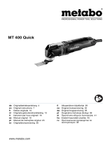 Metabo MT 400 Quick Käyttö ohjeet