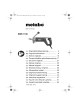 Metabo RWE 1100 Käyttö ohjeet