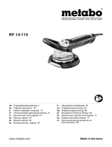 Metabo RF 14-115 Käyttö ohjeet