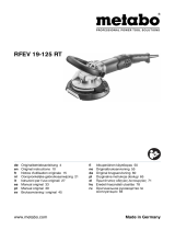 Metabo RFEV 19-125 RT Käyttö ohjeet