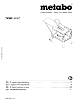 Metabo TKHS 315C 3,10 WNB Käyttö ohjeet