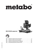 Metabo KS 216 M Lasercut Käyttö ohjeet