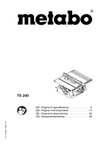 Metabo TS 250 Käyttö ohjeet