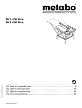 Metabo BKS 400 Plus 3,10 WNB Käyttö ohjeet