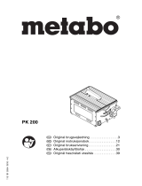 Metabo PK 200 Käyttö ohjeet