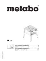 Metabo PK 255/3,40 DNB Käyttö ohjeet
