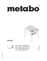 Metabo PK 255/2,50 WNB Käyttö ohjeet