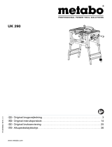 Metabo UK 290 Käyttö ohjeet