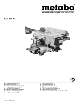 Metabo KGT 305 M Käyttö ohjeet