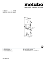 Metabo BAS 505 Precision DNB Käyttö ohjeet