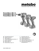 Metabo PowerMaxx BS 12 Q Käyttö ohjeet