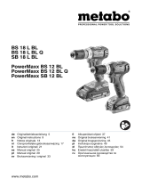 Metabo PowerMaxx BS 12 BL Käyttö ohjeet