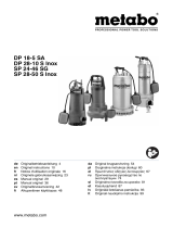 Metabo DP 28-10 S Inox Käyttö ohjeet