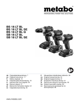 Metabo BS 18 LT BL Q Käyttö ohjeet