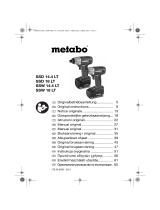 Metabo SSW 18 LT Käyttö ohjeet