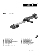 Metabo KNS 18 LTX 150 Käyttö ohjeet