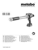 Metabo KPA 12 400 Käyttö ohjeet