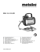 Metabo BSA 14.4-18 LED Käyttö ohjeet