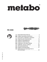 Metabo RS 4000 Käyttö ohjeet