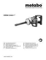 Metabo DSSW 2440-1" Käyttö ohjeet