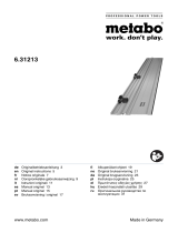 Metabo Guide rail 1500 mm Käyttö ohjeet