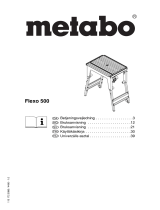 Metabo Saw table FLEXO 500 UK290/UK333 Käyttö ohjeet