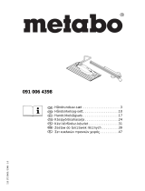 Metabo Circular saw set FLEXO 500 Käyttö ohjeet