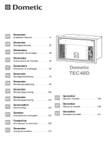 Dometic TEC 40D Operation Asennusohje